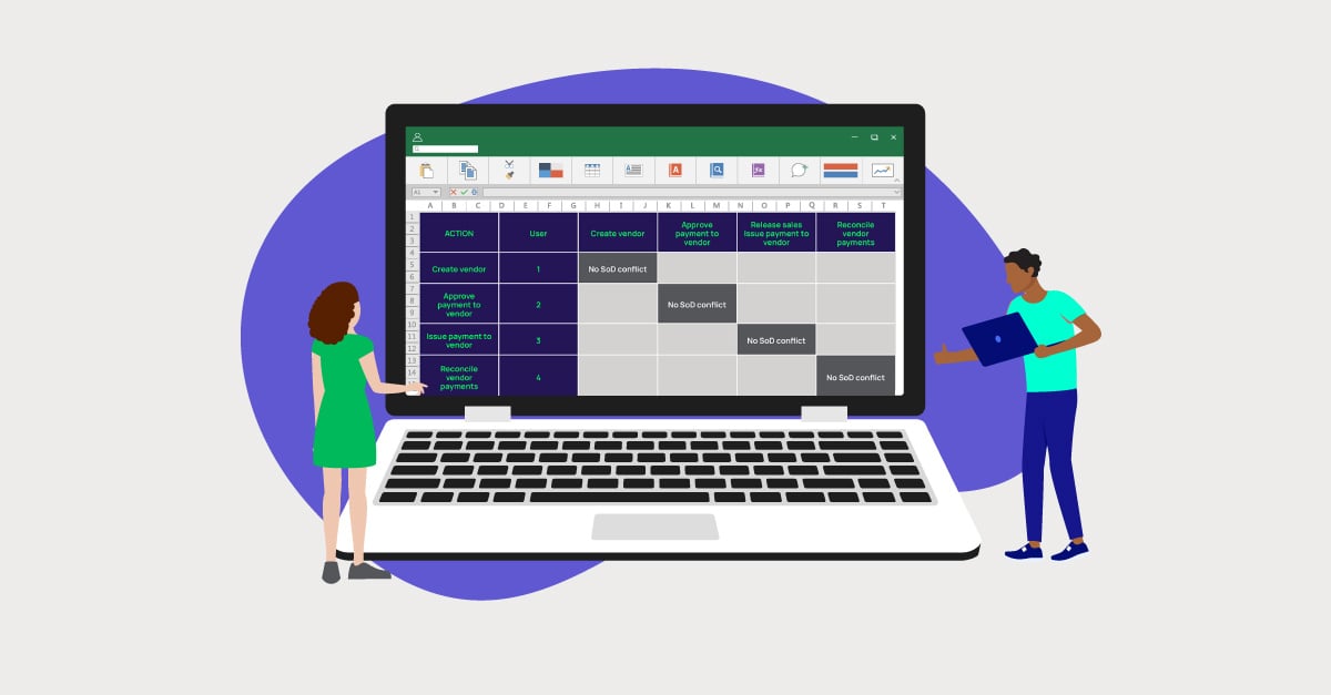 How using a segregation of duties matrix and ruleset strengthens internal controls to reduce risk